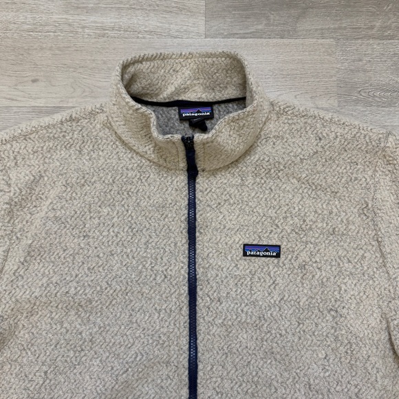Patagonia Woolyester Fleece Jacket - Oatmeal Heather Men’s Size XXL - Picture 2 of 9